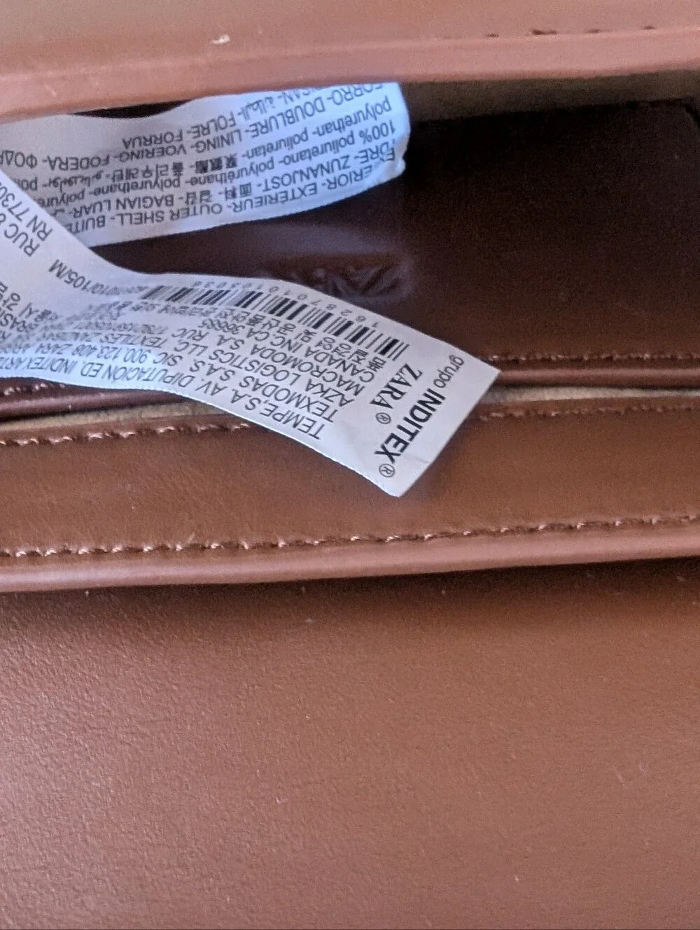 ZARA Crossbody Bag with Gold Buckle